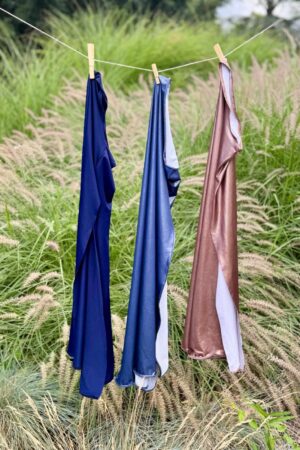 Foulards lumière d'azur